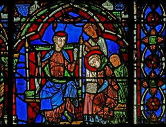 St. Cheron Fenster: Lernt lesen