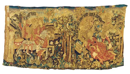 Straßburger mythologisches Wandteppichfragment, ca. 1470-80