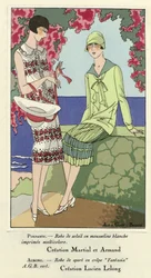 Sommerkleid und Sportkleid, aus Art-Gout-Beaute, veröffentlicht 1924