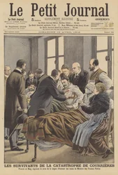 Überlebende des Courrieres-Grubenunglücks