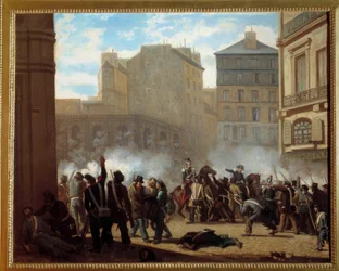 Einnahme des Wasserschlossplatzes des Königspalastes am 24. Februar