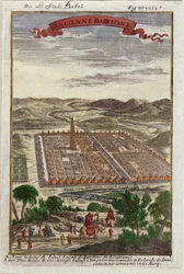 Die alte Stadt Babel, Illustration aus Description de l