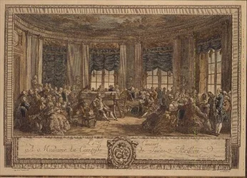 Das Konzert gegeben von der Gräfin von Saint Brisson