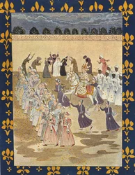 Der Kortege von Aladdin, Illustration für Aladdin, aus Tausendundeine Nacht, 1895