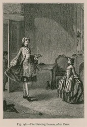 Die Tanzstunde (nach Cazot)