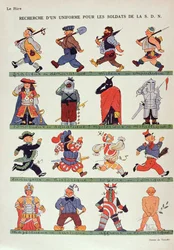 Der Tod eines Stiers, Illustration aus La Revue Illustrée, 1889