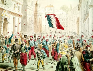Der Einzug der Franzosen in Genua 1859
