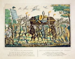 Die Jägerprozession, um 1850