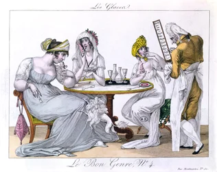 Das Eis, Platte 4 aus Le Bon Genre, Paris, 1827