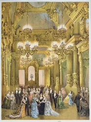 Die Pause in der Opéra Garnier, ca. 1875