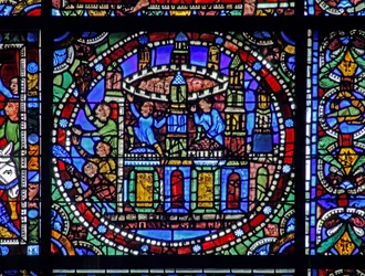 Das Leben Christi Fenster: Die Stadt Jerusalem