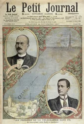 Die Wunder des telegrafischen Systems, Illustration aus Le Petit Journal, 24. November 1907