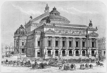 Die Oper während der Belagerung von Paris, 1871