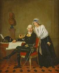 Die Eltern von Jean Andoche Junot (1771-1813), Herzog von Abrantes, vor 1806