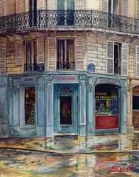 Das Petrossian-Kaviar-Geschäft in Paris