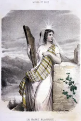 Die weiße Dame, Illustration aus 