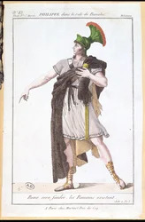 Der Schauspieler Philippe in der Rolle des Romulus