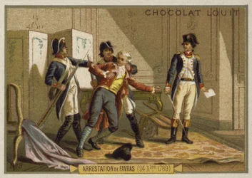Die Verhaftung des Marquis de Favras, Französische Revolution, 24. Dezember 1789