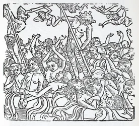 Die Verdammten in der Hölle