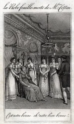 Das tote Blätterkleid von Madame Cottin (Sophie Cottin Rostand) (1770-1807), französische Schriftstellerin.