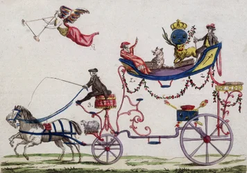Abreise der drei Stände nach Versailles im März 1789