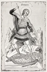 Der Traum des hl. Basilius des Großen, aus 