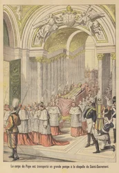 Das Begräbnis von Papst Leo XIII.