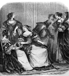 Der literarische Salon der Marquise de Rambouillet inspirierte Molière zu 