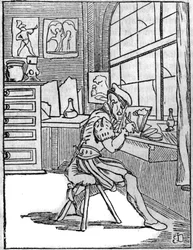 Der Glasmaler (Vitripictor) im 16. Jahrhundert