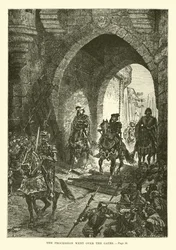 Die Prozession ging über die Tore