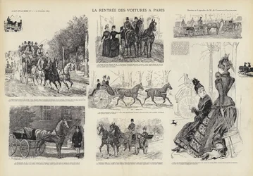Die Rückkehr der Kutschen nach Paris
