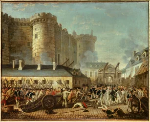 Der Sturm auf die Bastille und die Verhaftung von M. de Launay