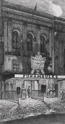 Théâtre des Funambules, Boulevard du Temple, in Paris, 1862