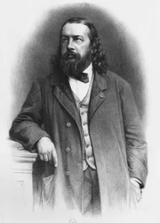 Théophile Gautier, graviert von A. Lemoine