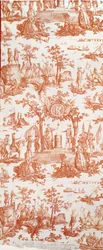 Toile de Jouy, Darstellung des Festes der Föderation am 14. Juli 1790 auf dem Marsfeld