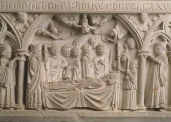 Grab von Bischof Radulphe (gest. 1266), (Detail)