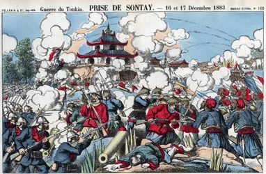 Tonkin-Krieg: Eroberung von Sontay, 16. und 17. Dezember