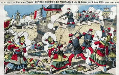 Tonkin-Krieg: die Verteidigung von Tuyen Quan (Tuyen-Quan), Vietnam vom 14. Februar bis 3. März