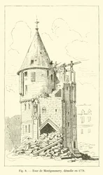 Turm von Montgommery, abgerissen 1778