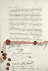 Westfälischer Friede, unterzeichnet in Münster, 24. Oktober 1648