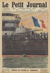 Ehrung der Opfer des Untergangs des französischen U-Bootes Vendemiaire