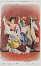 Troupe Tabarin Tänzer im Bal Tabarin