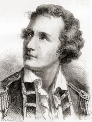 Vicenzo Lunardi, aus Les Merveilles de la Science, veröffentlicht um 1870 (Stich)