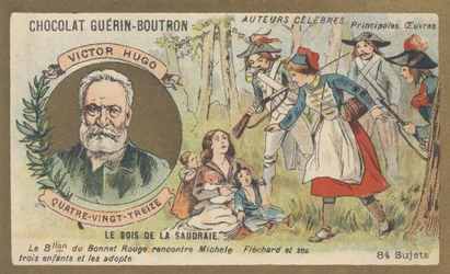 Victor Hugo (1802-1885), französischer Dichter, Dramatiker, Schriftsteller und Romanautor, Autor von „Dreiundneunzig“, Roman (1874)