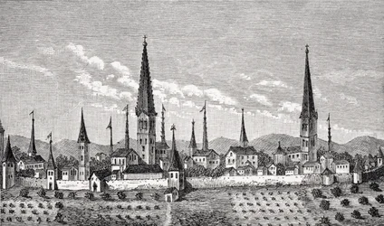 Ansicht von Dortmund, nach einem Kupferstich in 