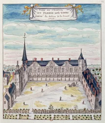 Ansicht des Château de Plessis-les-Tours in der Tourraine, 1699