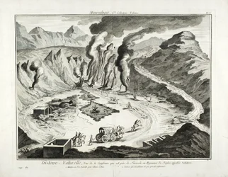 Ansicht des Solfatara-Vulkans, Pozzuoli, Neapel