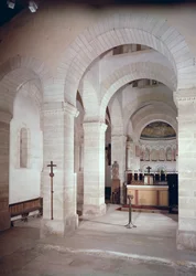 Ansicht des Chors, gebaut 806 n. Chr.