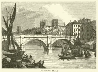 Ansicht der Stadt York (Gravur)