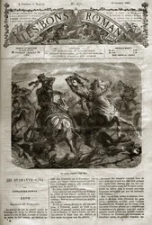 Religionskriege - Die Fünfundvierzig - Französisch und Flämisch - Die besondere Schlacht von Henri de Joyeuse (1563-1608) - Die guten Romane 1864 - Alexandre Dumas Vater